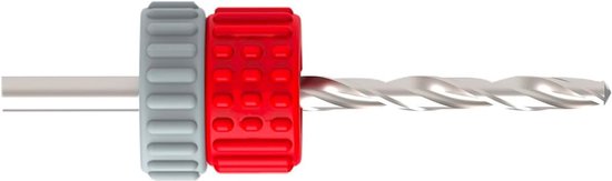 Set van 3 verstelbare boorstoppers voor boren van 3 tot 12 mm – zonder gereedschap van Merkloos	