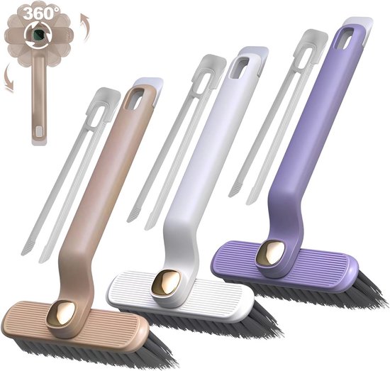 Set van 3 Voegborstels met 360° Draaifunctie voor Effectieve Spletreiniging van Hozelock