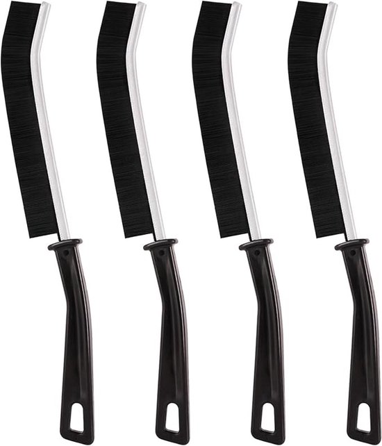 Set van 4 professionele reinigingsborstels voor voegen en hoeken van Merkloos	