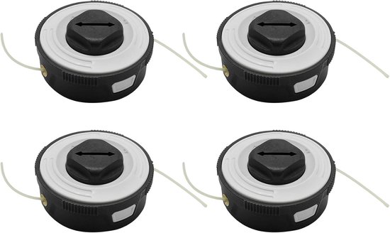 Set van 4 Trimmerkoppen Geschikt voor Stihl FSA57 en FSE52 - Vervangingsonderdelen voor Tuinonderhoud en Grasmaaien