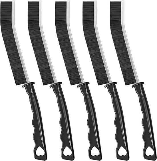 Set van 5 stevige voegenborstels voor grondige reiniging van Merkloos	