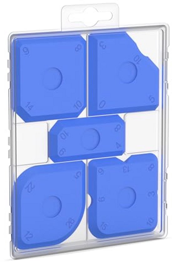 Set van 5 Voegmakers - Voeggereedschap met 23 Verschillende Vormen voor Perfecte Voegen van Merkloos	
