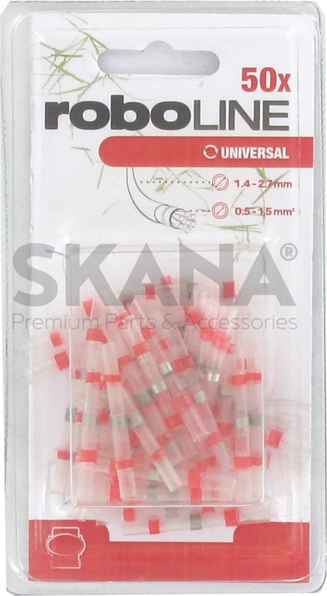 Set van 50 doorverbinder krimp/soldeer met 2 aansluitingen KABELCONNECTOR van EAGLEGRID