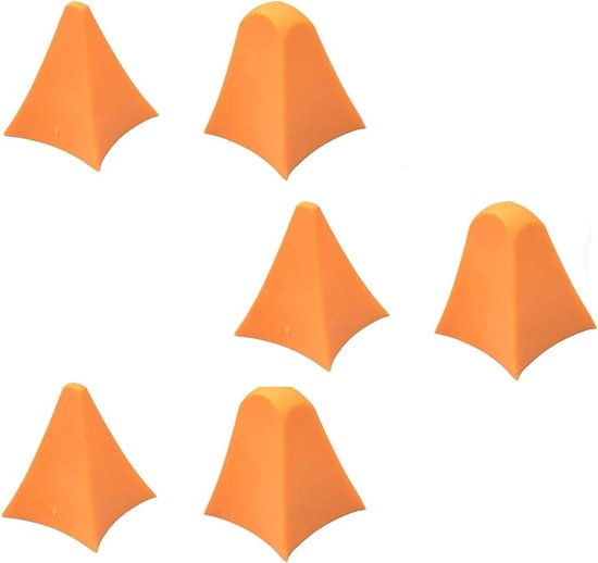 Set van 6 herbruikbare siliconen afdichttools - perfect voor het gladstrijken van voegen, eenvoudig schoon te maken voor keuken, badkamer en klussen