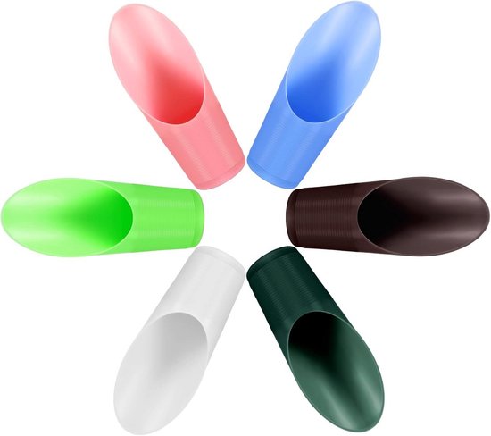 Set van 6 Mini Schepjes voor Potgrond & Bonsai - Tuinschepjes Kunststof van Merkloos	