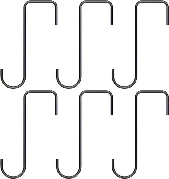 Set van 6 stevige plantenhaken voor het ophangen van planten en tuindecoratie