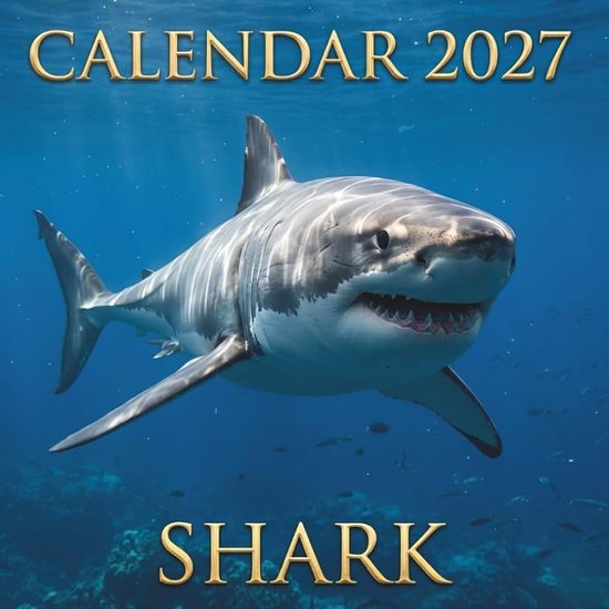 Shark Calendar 2027: 12 Months of Ocean Wonders and Marine Wildlife Photography