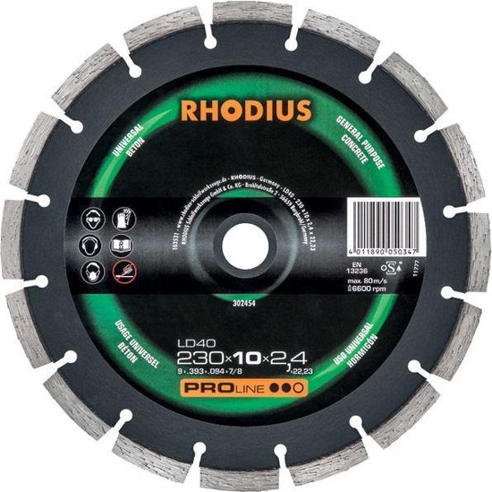 Shindaiwa Diamantdoorslijpschijf 350mm van Shindaiwa