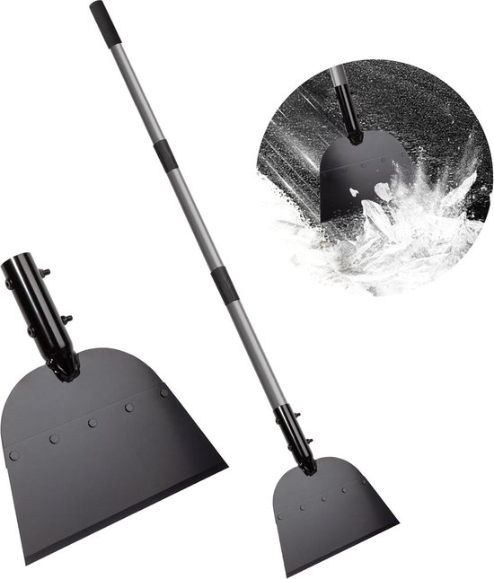 Shovel Scraper 54 Inch - Snow Ice Holder for Walkway - Outdoor Garden Cleaning Tool - Weed Removal for Lawn. van Merkloos	