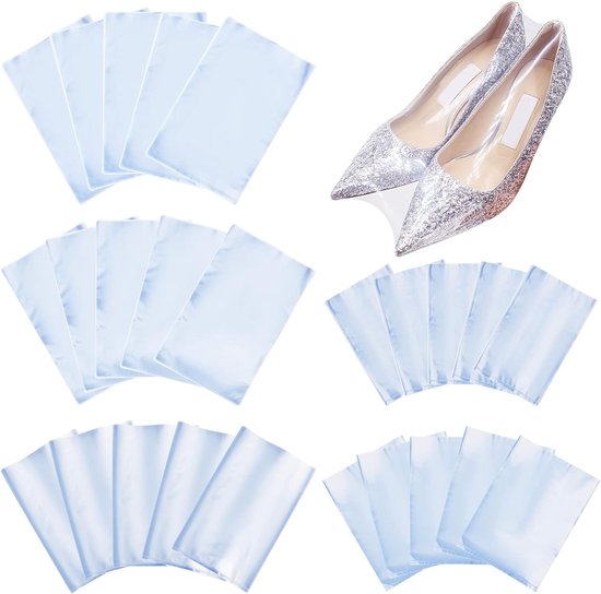Shrink Wrap Bags - 500pcs - 5 Sizes Clear Heat Shrink Bags - 5.1"/5.9"/6.4"/8"/10" Height - PVC Shrink Wrap voor Packaging - Soap - Candles - Kleine Gifts - Flessen - Potten - Boeken - Kleine Business van Merkloos	