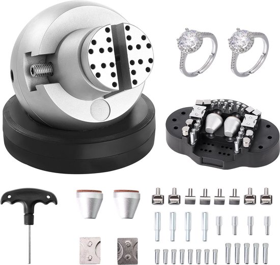 Sieraden Ball Vise - Graveergereedschap - 12,7 cm Kogeldiameter - 9,8 cm Maximale Opening - Verchroomd - Geschikt voor Sieraden - Kleine Details Graveren - Zilver van DOHAPOLO