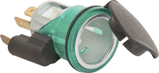Sigarettenaansteker met licht 12V - platte aansluiting van ProPlus