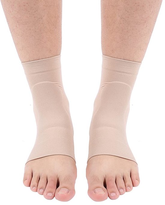 Silicone Gel Heel Foot Protector - Soft Elastic Ankle Protection Sleeve - Beschermende Pad - Ademend - Voet Haak - Scheuren Sok - Ondersteuning Enkelbrace - Helpt bij het Voorkomen van Gebarsten Hielen - Pijnverlichting van Merkloos	