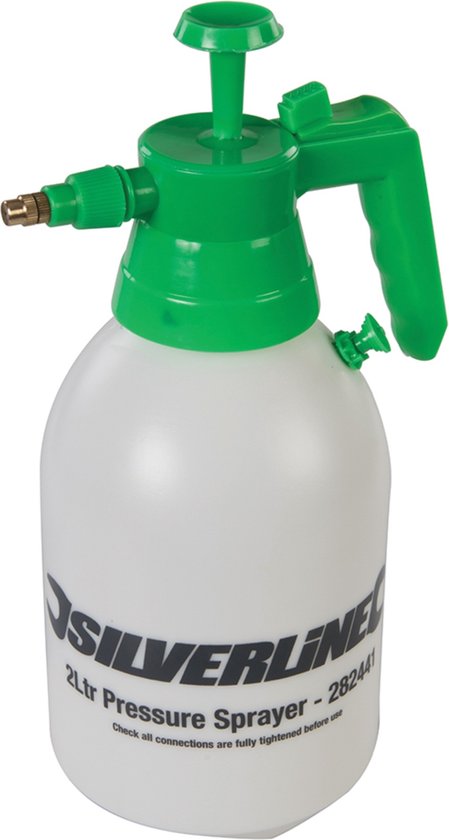 Silverline Drukspuit - hogedruk - 2 liter - vorstbestendig - variabel mondstuk