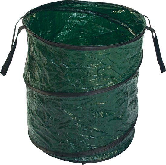 Silverline Pop-up tuinzak - scheurbestendig - 170 liter - dubbel gelamineerd - UV-gestabiliseerd van Merkloos	