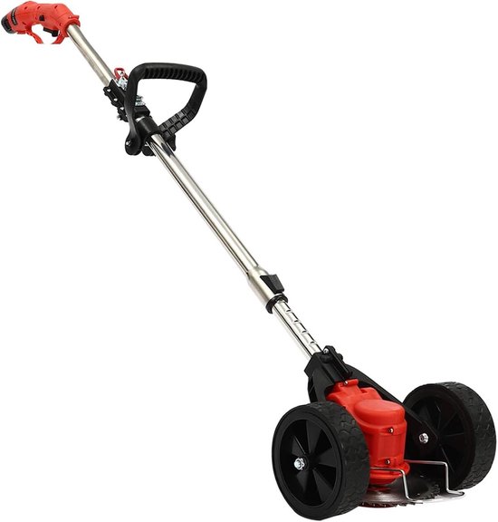 SimpleStore Elektrische Grastrimmer - Rood - 200 W - Hoogte Verstelbaar - Oplaadbaar - Grastrimmer met accu - Tuingereedschap