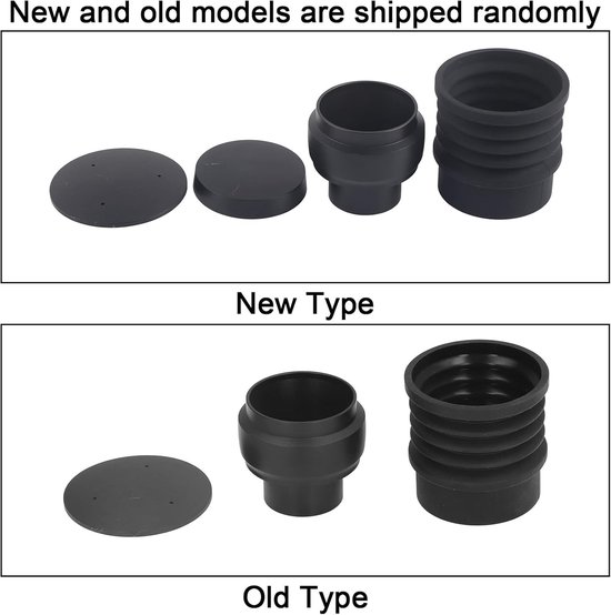 Single Dose 356g Silicone Blowing Bean Bin Koffiemolen - Single Doser Geavanceerd met Siliconen Balg - Zwarte Kleurvervanging voor ECM - Koffieaccessoires en Molenonderdelen van Merkloos	