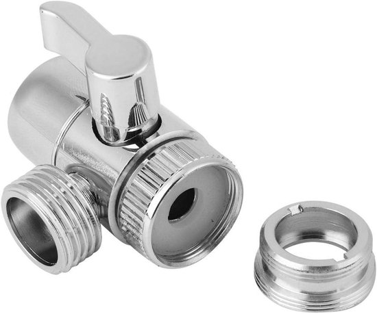 Sink Douche Arm Omstelling - Kraan Splitter Haar Wassen - Converter Adapter Set Vervanging Onderdeel Kraan Slang voor Keuken Badkamer van Merkloos	