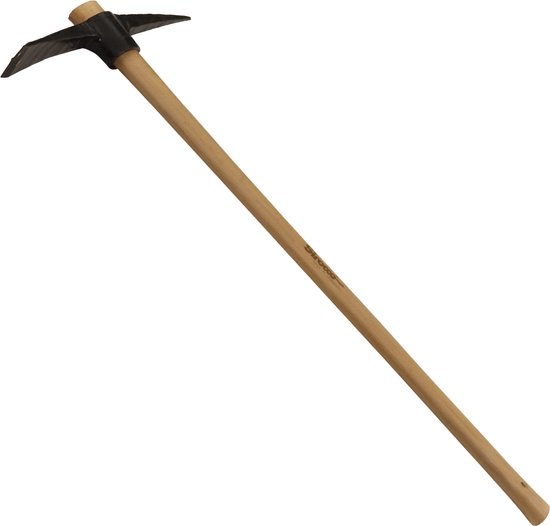 Sirocco, Handgesmede kruisschoffel, met beukenhouten steel (90 cm) van Sirocco