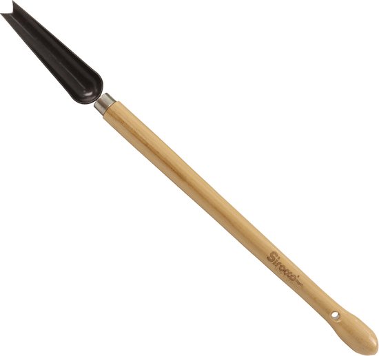 Sirocco, Handgesmede onkruidschoffel met beukenhouten knopsteel (48 cm) van Sirocco