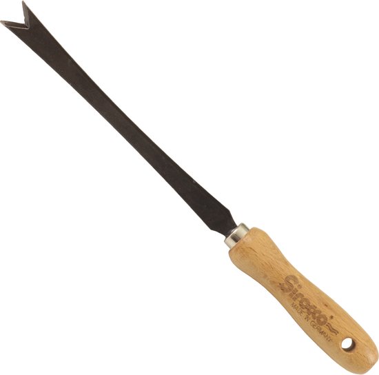 Sirocco, Handgesmede onkruidsteker, met beukenhouten handvat (14 cm) van Sirocco