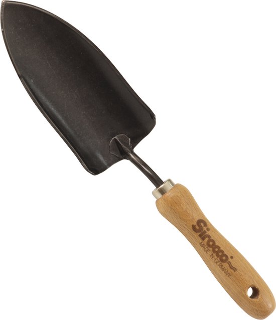 Sirocco, Handgesmede plantenschop met beukenhouten handvat (14cm) van Sirocco