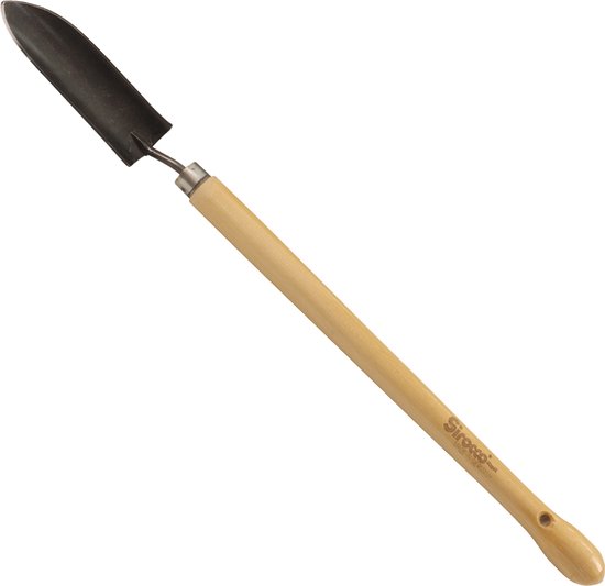 Sirocco Handgesmede Smalle Plantschop met Beukenhouten Knopsteel (48 cm) van Sirocco