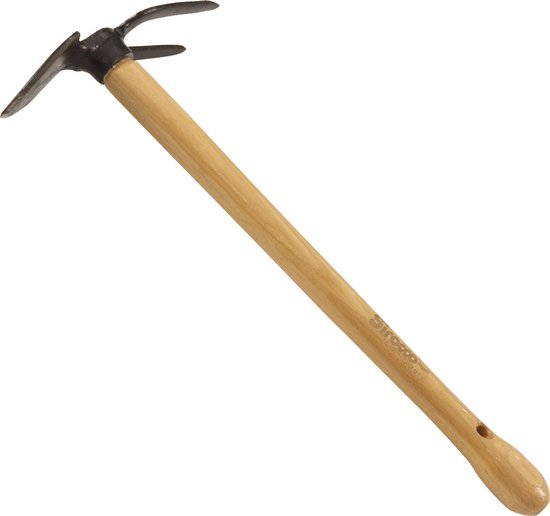 Sirocco Handgesmede Tuinschoffel met Beuken Knopsteel (48 cm) - Hoogwaardig Tuingereedschap voor Grondbewerking en Onkruidverwijdering van Sirocco