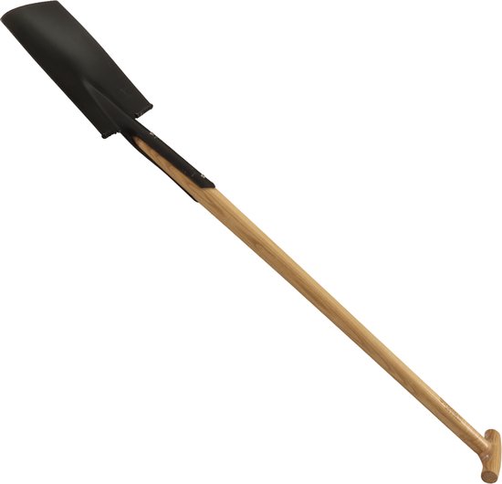 Sirocco Handgesmede Tuinspade met Voetsteun en Beukenhouten Steel (90 cm) van Sirocco
