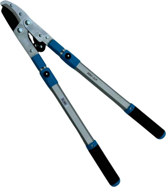 Sirocco - Professionele Telescopische Takkenschaar met aambeeld - Ø45mm - Verstelbare Snoeischaar met 5-traps Telescoop (69-103 cm) - ideaal voor Dikke Takken - Takkenschaar - Tuingereedschap