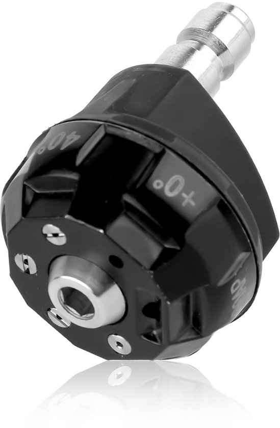 Six-in-One Pressure Washer, 1/4 Inch Quick Coupling Adjustable Pressure Washer Tips High Pressure Washer Rotary Turbo Sprayer for Garden Home Use Watering Car Cleaning van Merkloos	