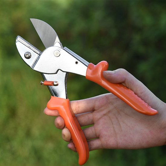 SK5 stalen snoeischaar, tuinschaar voor zware fruitbomen en bloeiende planten, krachtige snoeischaar, tuinschaar, 20cm van Merkloos	
