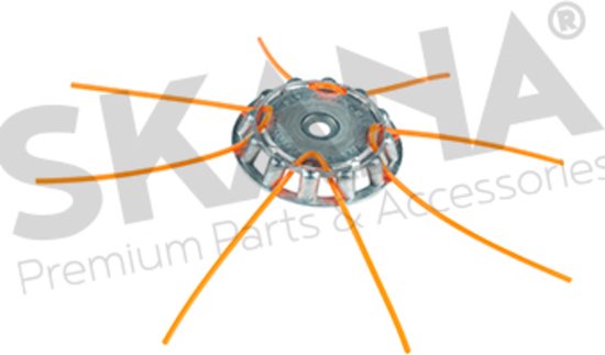 SKana Metalen onkruid-/wildgroei-maaikop universeel van SK