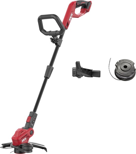 SKIL Accu Grastrimmer 20V - Kantenmaaier - Bosmaaier - Trimstrook 30cm - Incusief Draadspoel & Opslag Haak - Geleverd Zonder Accu - Skil 0240 CA