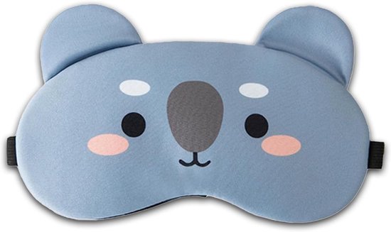 Slaapmasker voor kinderen - schattige dierenslaap-oogbescherming - grappige dingen voor meisjes en jongens - reizen en nap-party-accessoire (grijze koala-stijl) van Rmeet