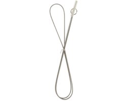 Slangborstel, 150 cm, lang voor bier, siliconenslang en andere smalle buizen, 8-10 mm, flexibele reinigingsborstel