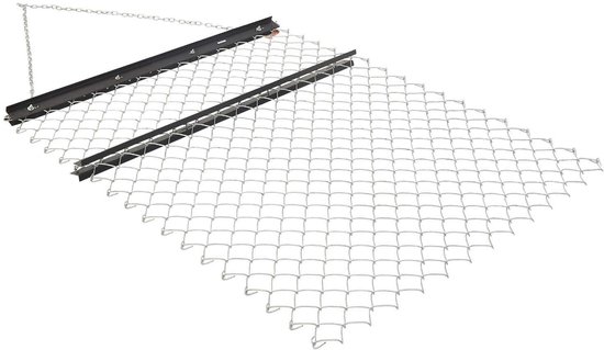 Sleepeg, Kettingeg Van Q235-Staal, Utv-Trekkeraanbouwdeel voor Landschapsverzorging En Gazonvoorbereiding, Eg voor Opritten met Grind, Landbouw- En Tuinwerkzaamheden van Merkloos	