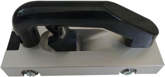 Sleuvenmachine PVC - Vloer groover - Vloeren leggen - U en V messen - 190x80x90 mm - Zilver