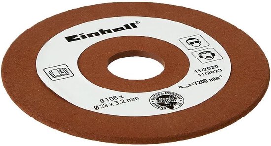 Slijpschijf Kettingzaag - Ketting Slijper - Scherp Houden - Aluminiumoxide Materiaal - 32 mm Dikte - Bruin van Merkloos	