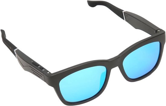 Slimme brillen, Bluetooth audio-zonnebril voor mannen en vrouwen, botgeleiding Open-Oor muziekbrillen, ruisonderdrukking BT 5.0 handsfree draadloze zonnebrillen voor vakantie, strand en autorijden