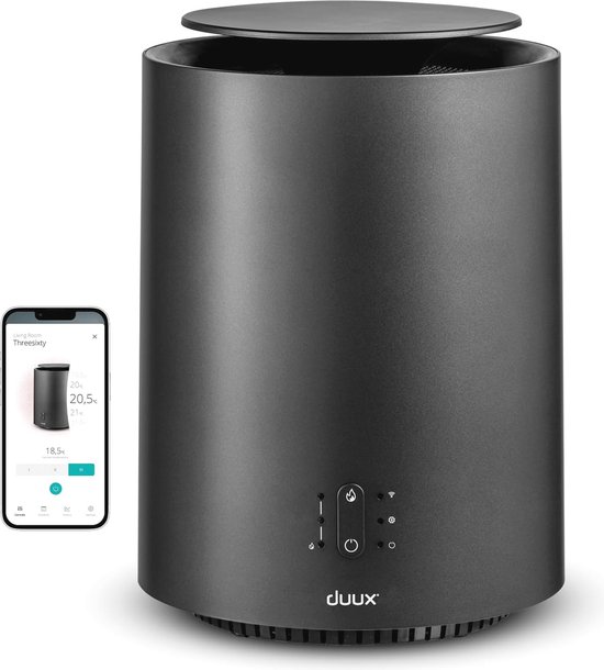 Slimme Elektrische Kachel 1800W met Thermostaat en App Bedienbaar - 3 Snelheden, Kantel- en Oververhittingsbeveiliging van Cecotec