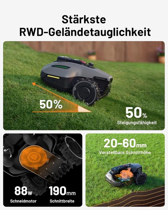 Slimme Robotmaaier YUKA Mini 700 – Industrohome