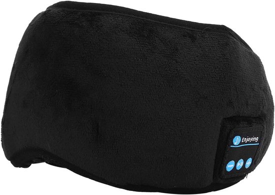 Slimme Slaapmasker - Oordopjes 5.0 - Ogen Bedekking - Intelligente Slaapmuziek Hoofdtelefoon - Reis Blinddoek Patch (Zwart) van Apoints