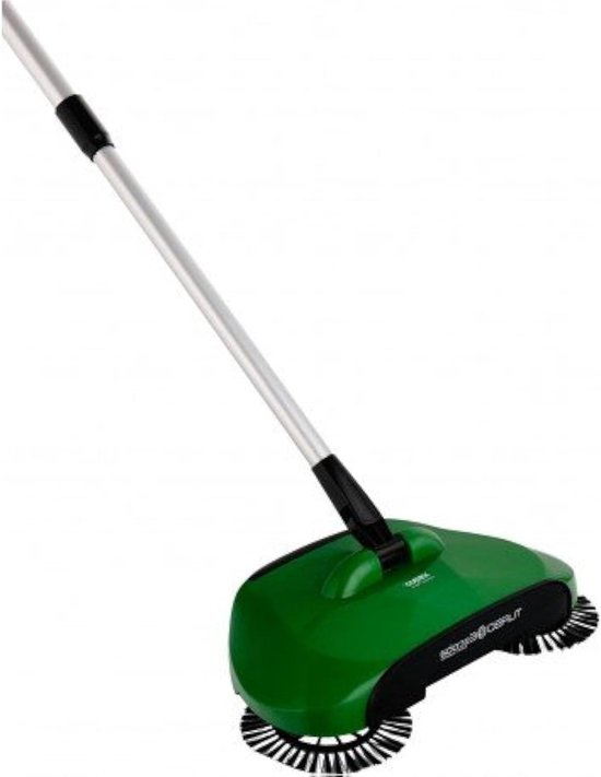 Slimme Vegen - Elektrische Bezems - Snel Huis Schoon - Geïntegreerde Doek - 500 ml Container - Groen