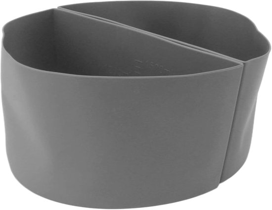Slow Cooker Divider Liner, Reusable Silicone Crockpot Divider 6QT Crockpot Oval Silicone Slow Cooker Liners Crock Pot Divider Insert for Making 2 Meals Simultaneously (Grey) van ZOEO