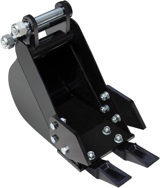 Smalle Graafbak - Mini Graafmachine Bak - Sleuf Graven - Gelegeerd Staal - 20cm Breed