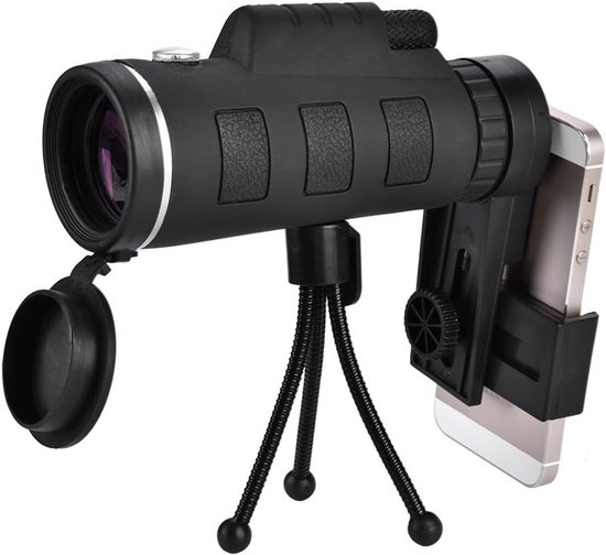 Smartphone Camera Kit - 40-Way Magnification Telephoto Lens met Statief - Duidelijke Visie zonder Vervorming van Merkloos	