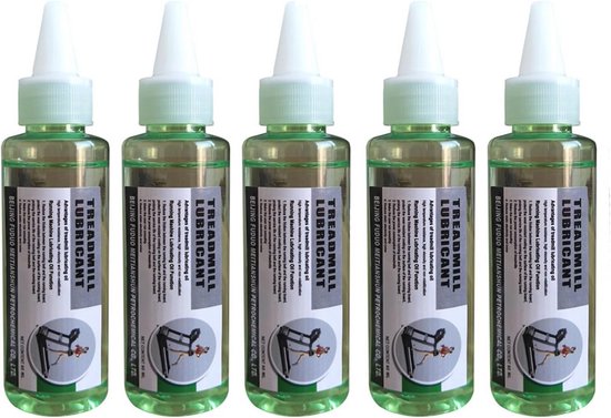 Smeerolie voor loopbanden - Siliconenolie voor een soepel lopende gebuik, 60 ml x 5 van LifeGoods