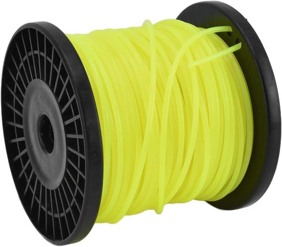 Snarentrimmerlijn Nylon - Onkruidverdelger Lijn - Tuinonderhoud Gazon - Professionele Kwaliteit - 30 Mm 30 Meter - Geel