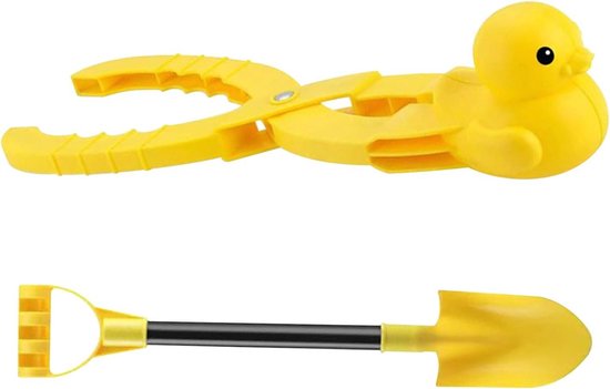 Sneeuwbal-maker - sneeuwbalmachine met sneeuwschep en sneeuwbolvorm - eend voor sneeuwbalgevecht - kindercadeau. van Nivvity